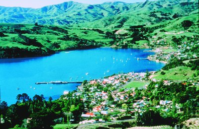 Picturesque Akaroa is a popular weekend retreat for Christchurch people