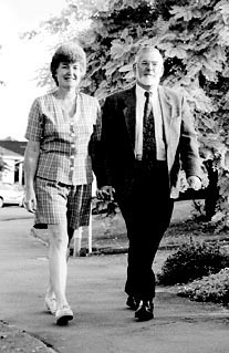 Ruth with her husband David