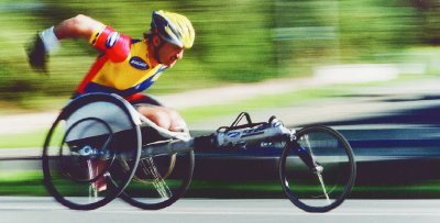 Ben Lucas, wheelchair athlete