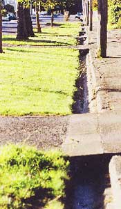 Old kerb and channel in Sydenham