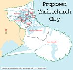 See the map of the Proposed Christchurch City