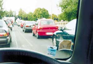 Traffic in Christchurch