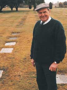 Mick Rooney the Council's Cemeteries Project Leader