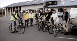 Hagley-Ferrymead Community Board members on their bikes