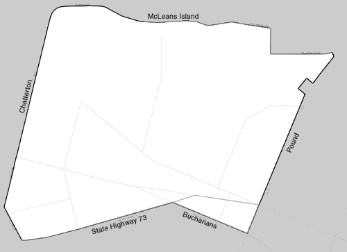 Yaldhurst Rural Residents Association area map