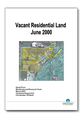 Vacant Residential Land Report