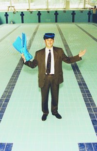 'Add water and we're ready to swim!' says Matthew Lanyon, operations manager of Centennial Leisure Centre.