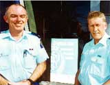 Senior Constables Dave Wilkinson and Gerry Jackson. 