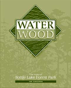 The cover of Ian Surgenors book on Bottle Lake Forest Park. 