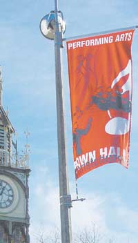 New Banners mark Town Hall's 30th