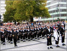 Final Charter Parade for HMNZS Canterbury
